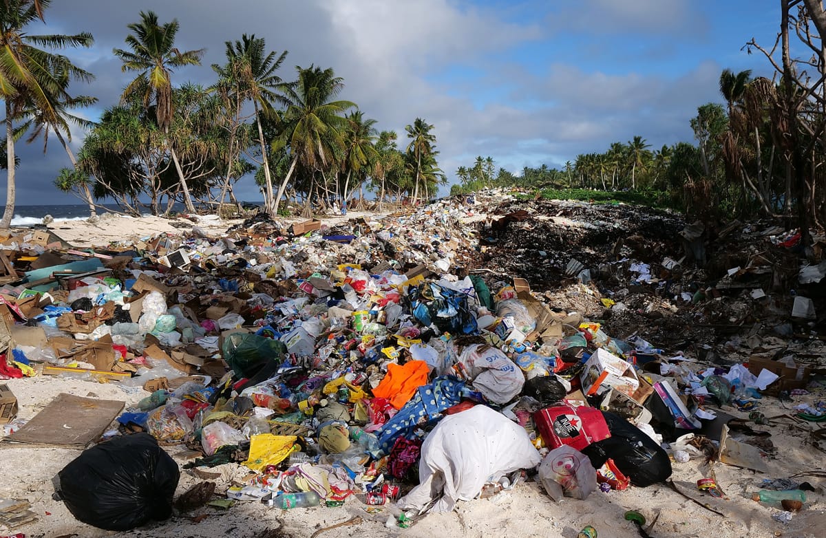 The rubbish tip outside Funafuti, Tuvalu (Fiona Goodall/Getty Images)