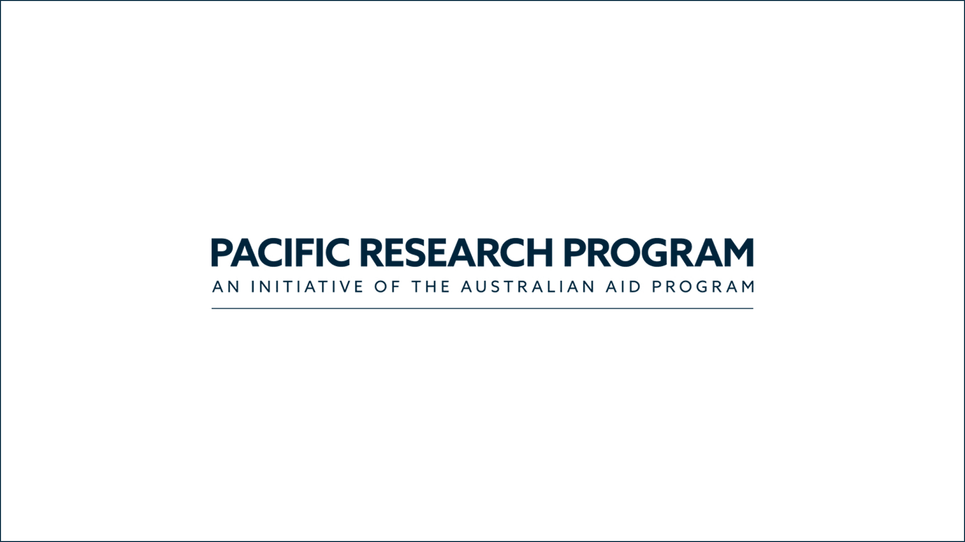 Pacific Research Program