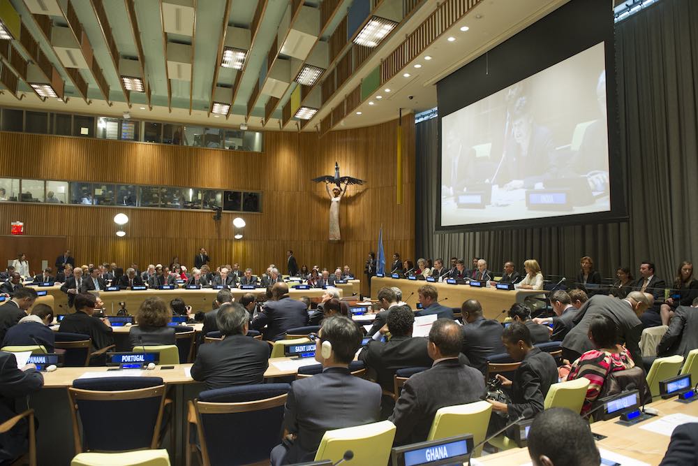 Opening of the Arms Trade Treaty for signatories in 2013