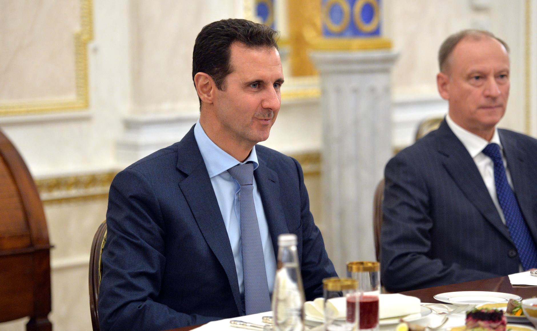 Syrian President Bashar al-Assad and Russian Security Council Secretary Nikolai Patrushev  (Photo: The Kremlin)