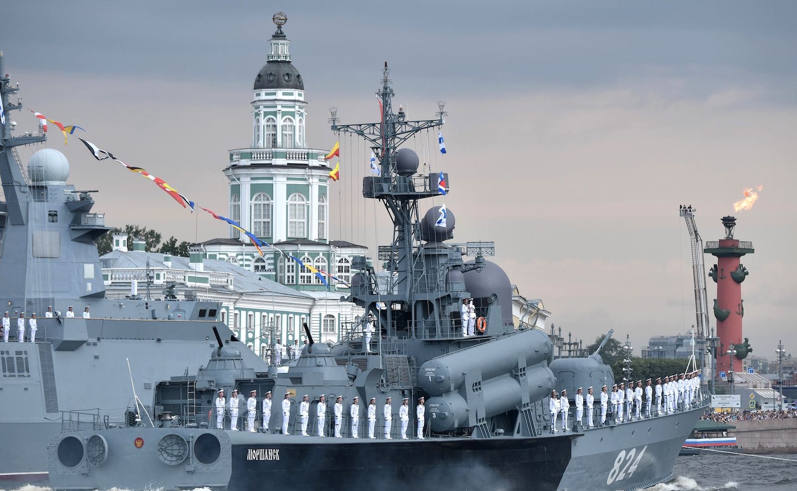 Russian naval parade in St Petersburg, July 2019 (kremlin.ru)