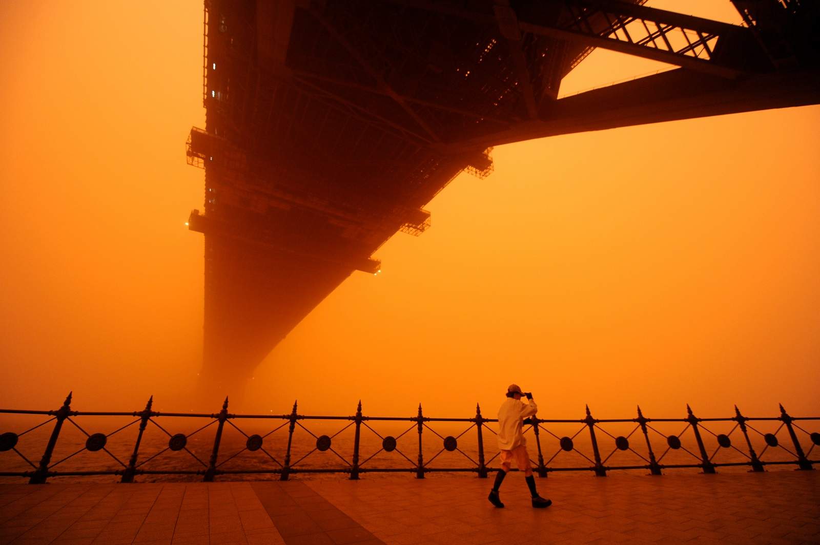 In September 2009, the so-called “Red Dawn” dust storm overwhelmed Sydney (James D Morgan/Getty Images)