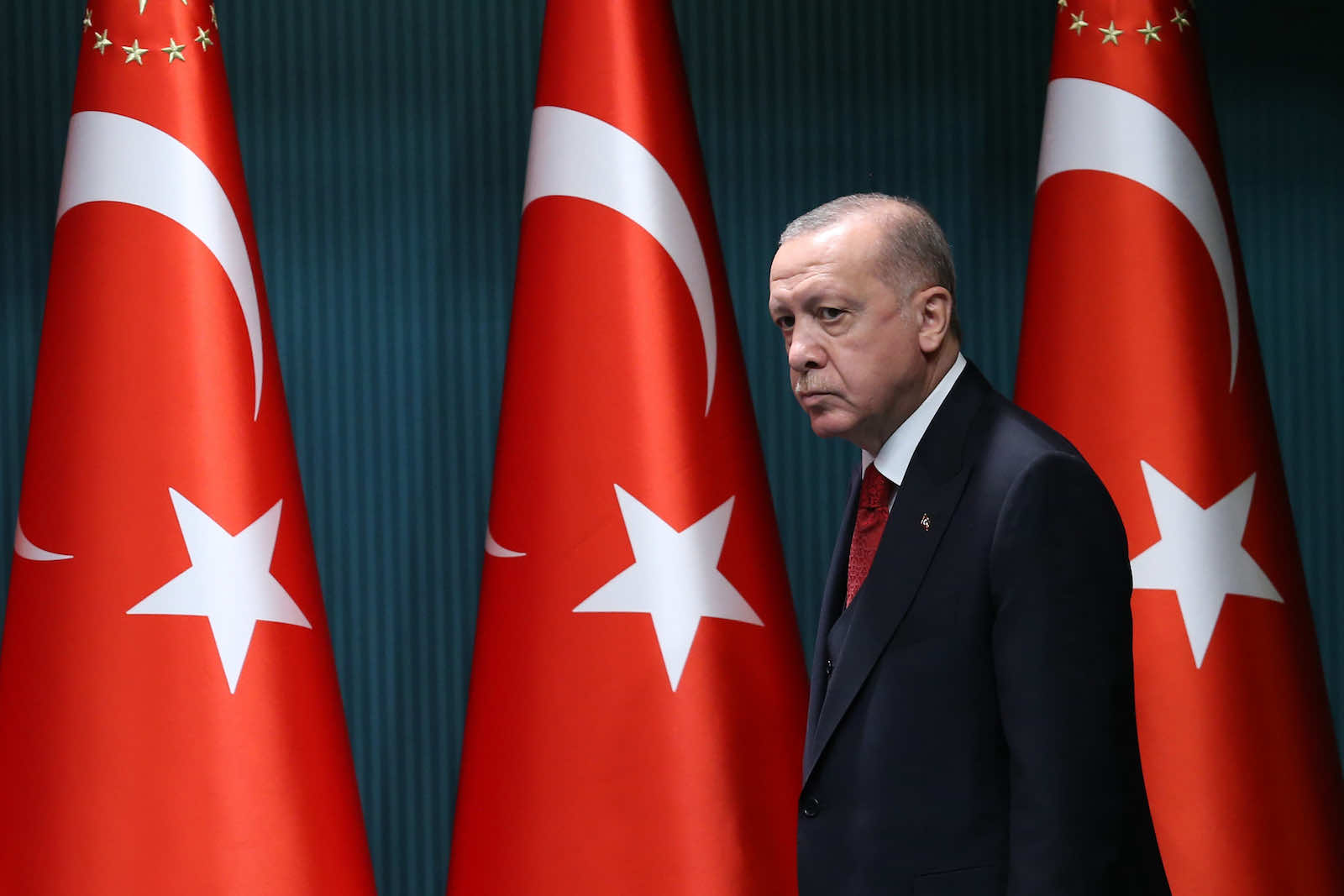 Once seen as a champion of freedom, Recep Tayyip Erdoǧan’s international reputation has lost its sheen (Adem Altan/AFP via Getty Images)