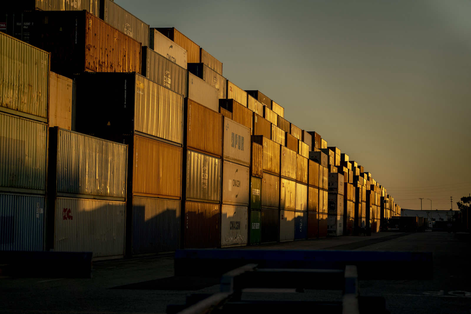 US President Joe Biden has ordered the Port of Los Angeles begin operating 24 hours a day and seven days a week in an effort to move goods and clear a backlog (Kyle Grillot/Bloomberg via Getty Images)