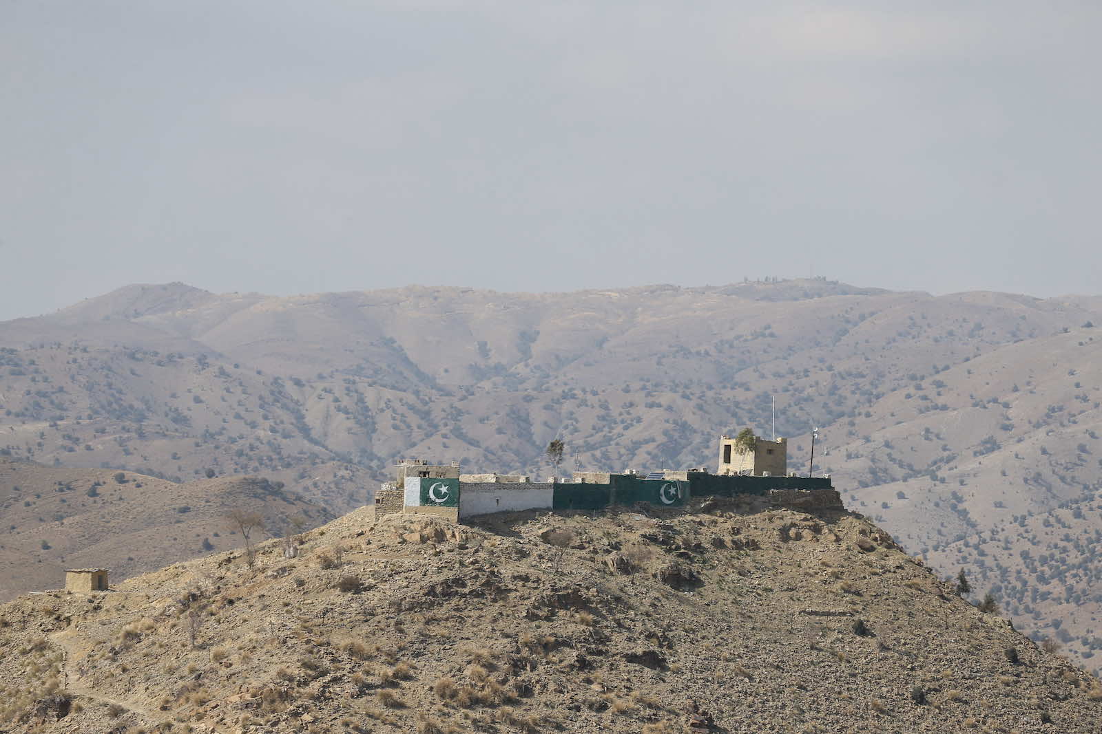 Ghulam Khan Border Gate located at the Pakistan-Afghanistan border in North Waziristan, Pakistan (Muhammed Semih Ugurlu/Anadolu Agency via Getty Images)