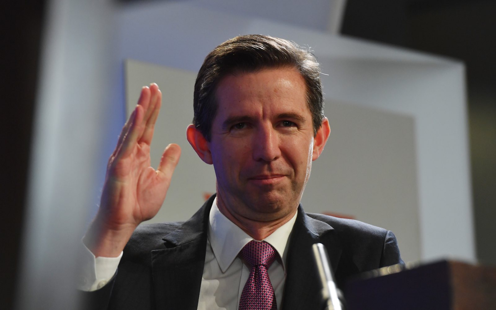 Australia’s Minister for Trade, Tourism and Investment Simon Birmingham at the National Press Club, 17 June 2020 in Canberra (Sam Mooy/Getty Images)