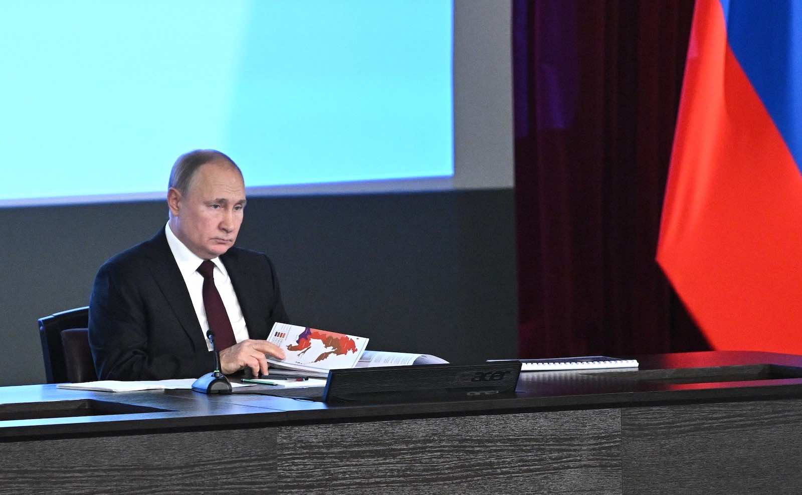 A danger is Putin’s tactical successes to date blind him to the longer-term risks (Kremlin.ru)