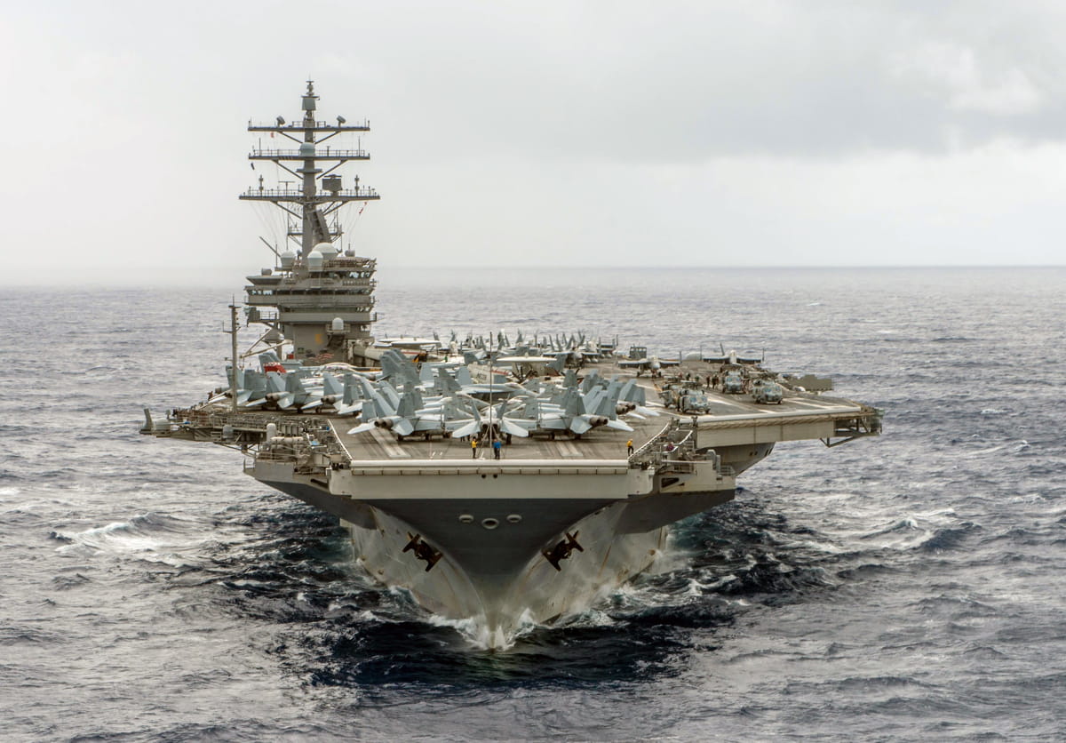 USS Ronald Reagan: A Chinese challenge to the safe transit of a carrier strike group would spark a very serious crisis (US Navy/Flickr)