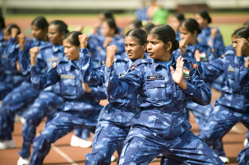 Members of India’s all-female police unit deployed to the UN mission in Liberia (Christopher Herwig/UN Photo)