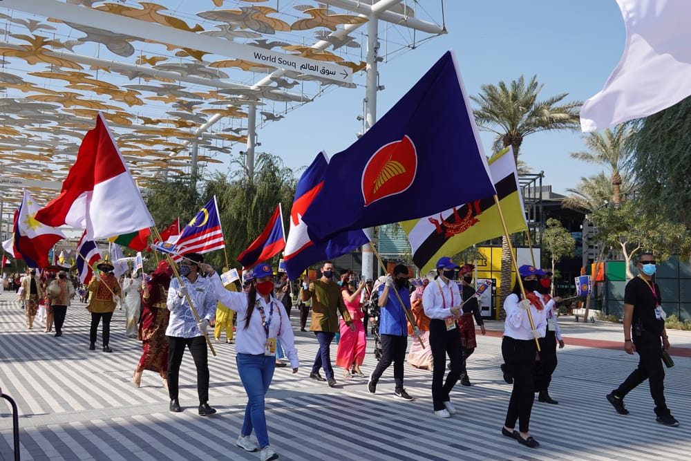 ASEAN Honour Day parade, 2021 (Aulia Adilla/ASEAN Secretariat)