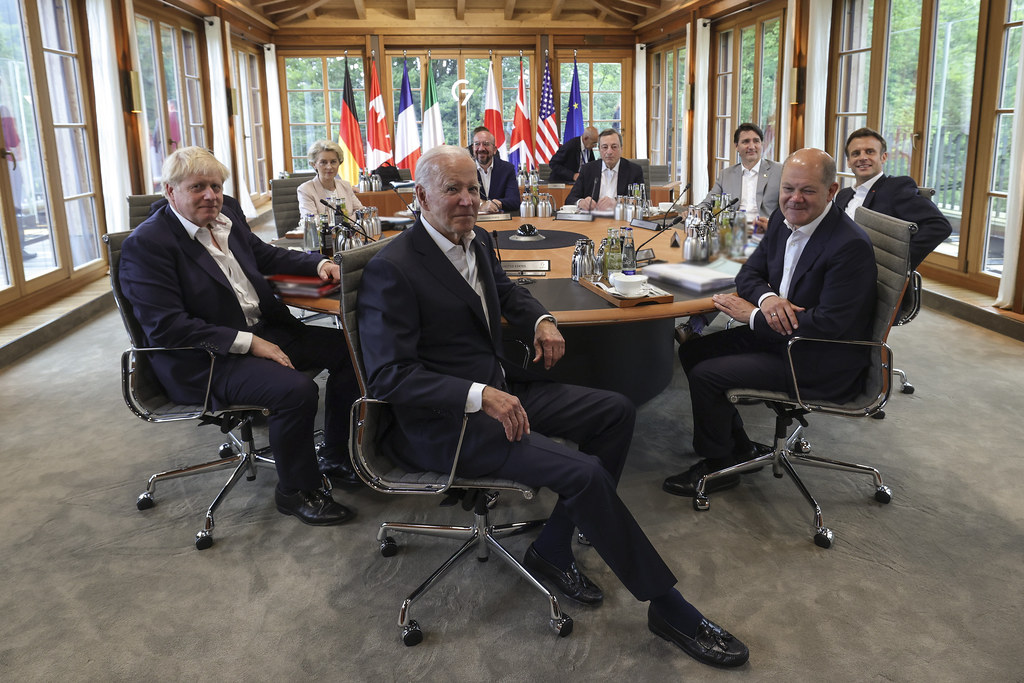 The G7 Leaders’ summit in Schloss Elmau, Krün, Bavarian Alps, Germany (Andrew Parsons/No 10 Downing Street)