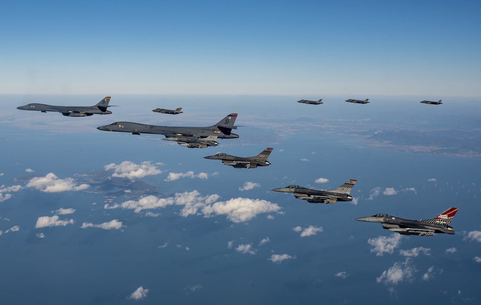 US Air Force and Republic of Korea aircraft training together in November (Indo-Pacific Command/Flickr)
