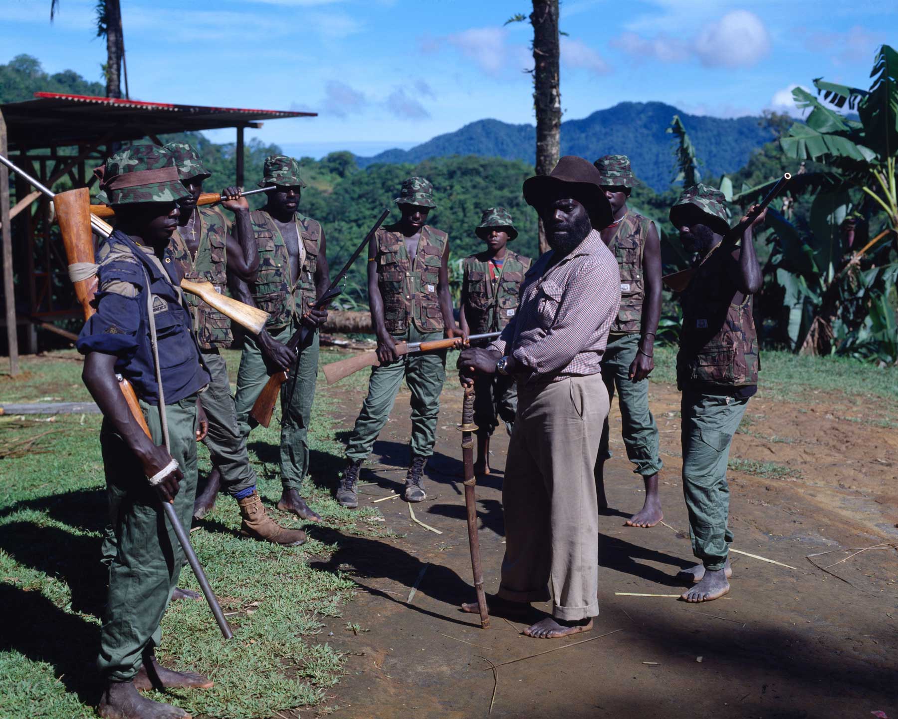 Bougainville Revolutionary Army leader Francis Ona