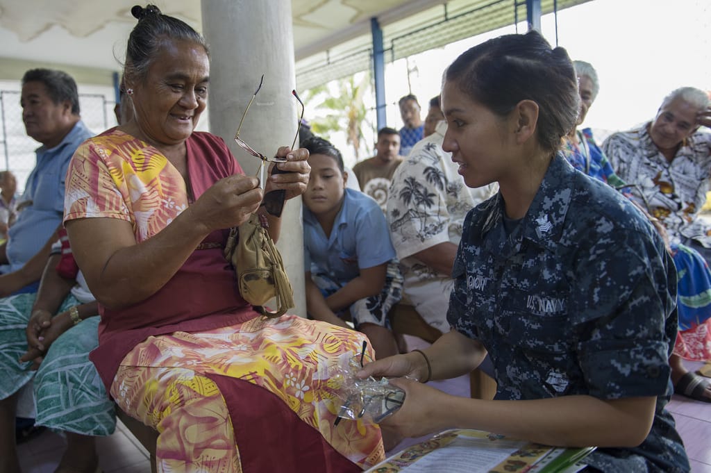 Medical visits in Samoa, 2013 (Samantha J. Webb/US Indo-Pacific Command)