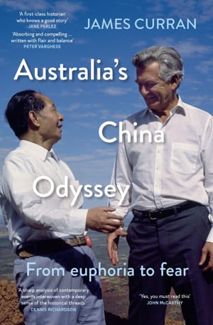 James Curran "Australia's China Odyssey" book cover