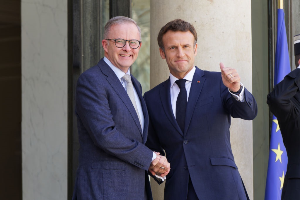 Albanese and Macron