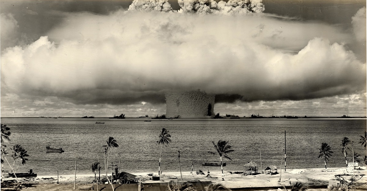 Bikini atoll bomb testing