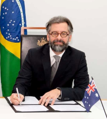 Brazil's ambassador to Australia Mauricio Lyrio