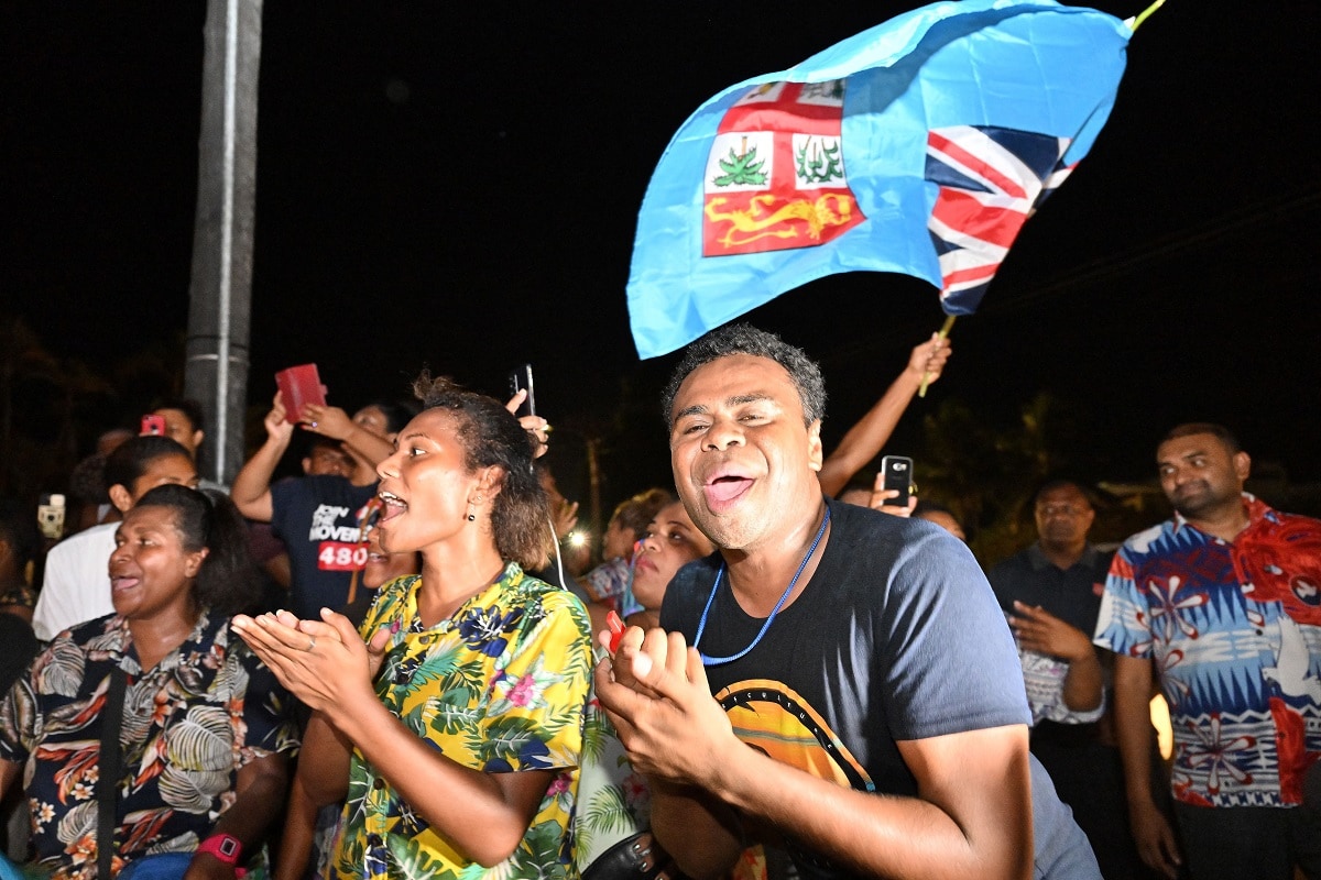 Fiji election celebrations