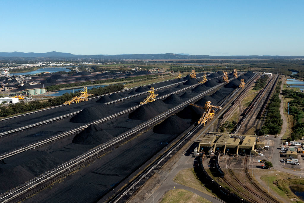 The Newcastle Coal Terminal in Newcastle, New South Wales, Australia (Brendon Thorne/Bloomberg via Getty Images)