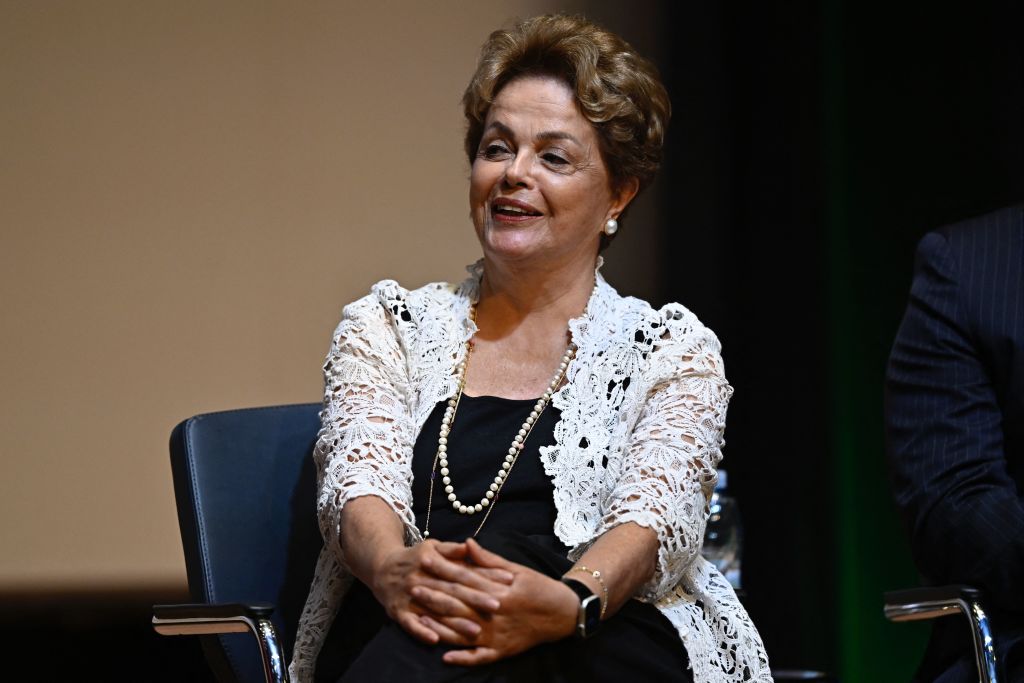 Dilma Rousseff, former president of Brazil, now chief of the New Development Bank (Mauro Pimentel/AFP via Getty Images)