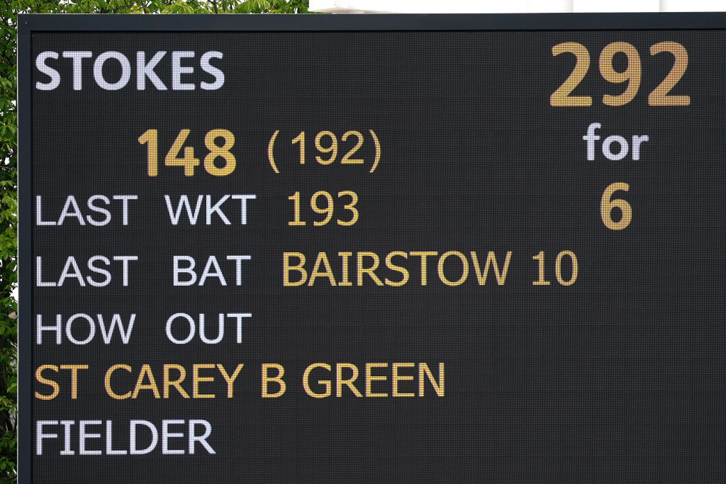 The moment made real by the scoreboard (Mike Egerton via Getty Images)