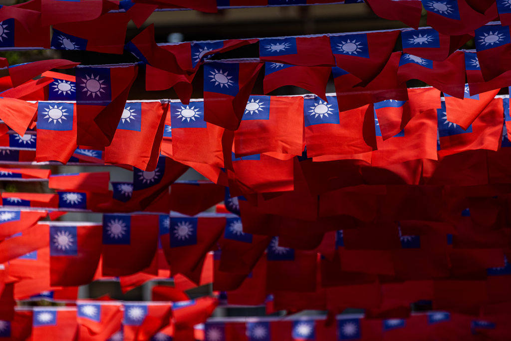 Taiwan flags (Annabelle Chih/Getty Images)