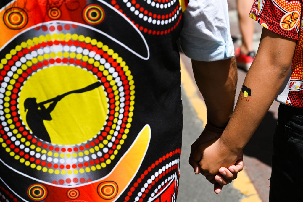 Many Indigenous Australians refer to the public holiday on 26 January to mark the arrival of the First Fleet of European settlers as Invasion Day and there is a growing movement to change the date to one which can be celebrated by all Australians (Alexi J. Rosenfeld/Getty Images)