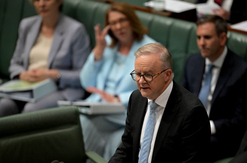 “Nations are drawing an explicit link between economic security and national security,” says Prime Minister Anthony Albanese. “This is not old-fashioned protectionism or isolationism – it is the new competition.” (Tracey Nearmy/Getty Images)