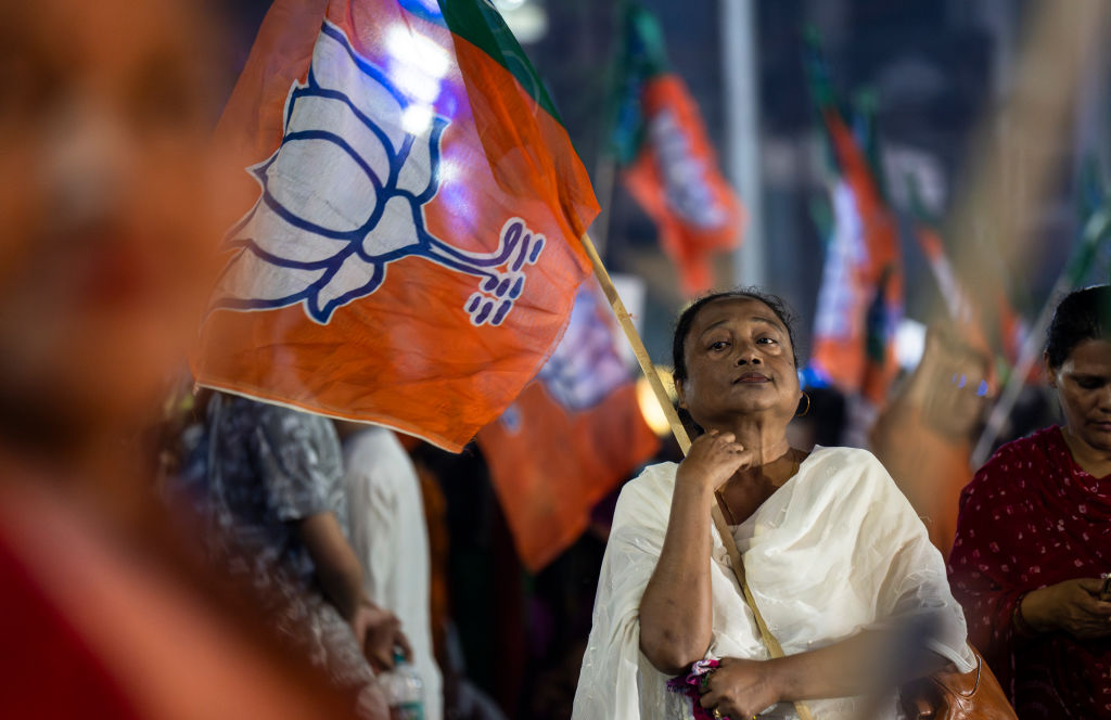 The BJP is seeking a third consecutive term (David Talukdar/NurPhoto via Getty Images)
