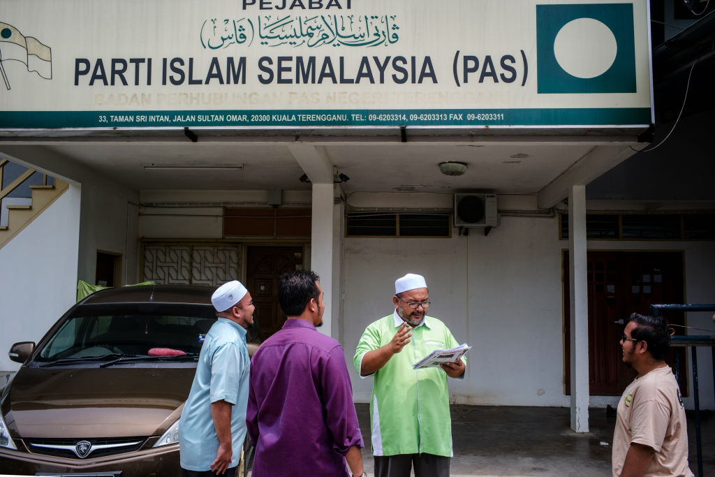 The PAS party office in Terengganu (Sanjit Das/Bloomberg via Getty Images)