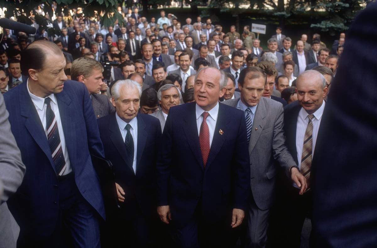 Gorbachev at conference