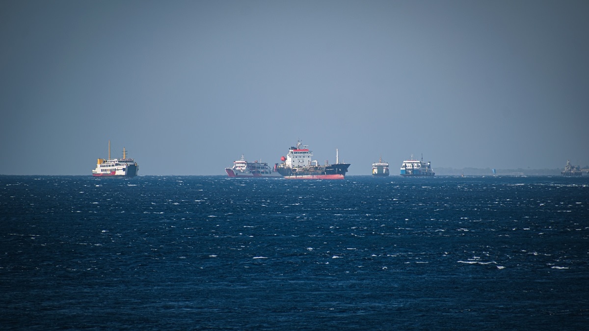 Indonesian shipping lanes
