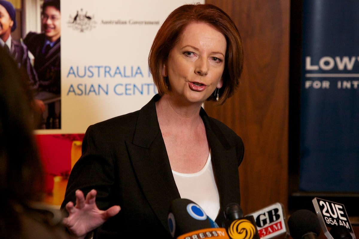 Julia Gillard launches Asian Century White Paper