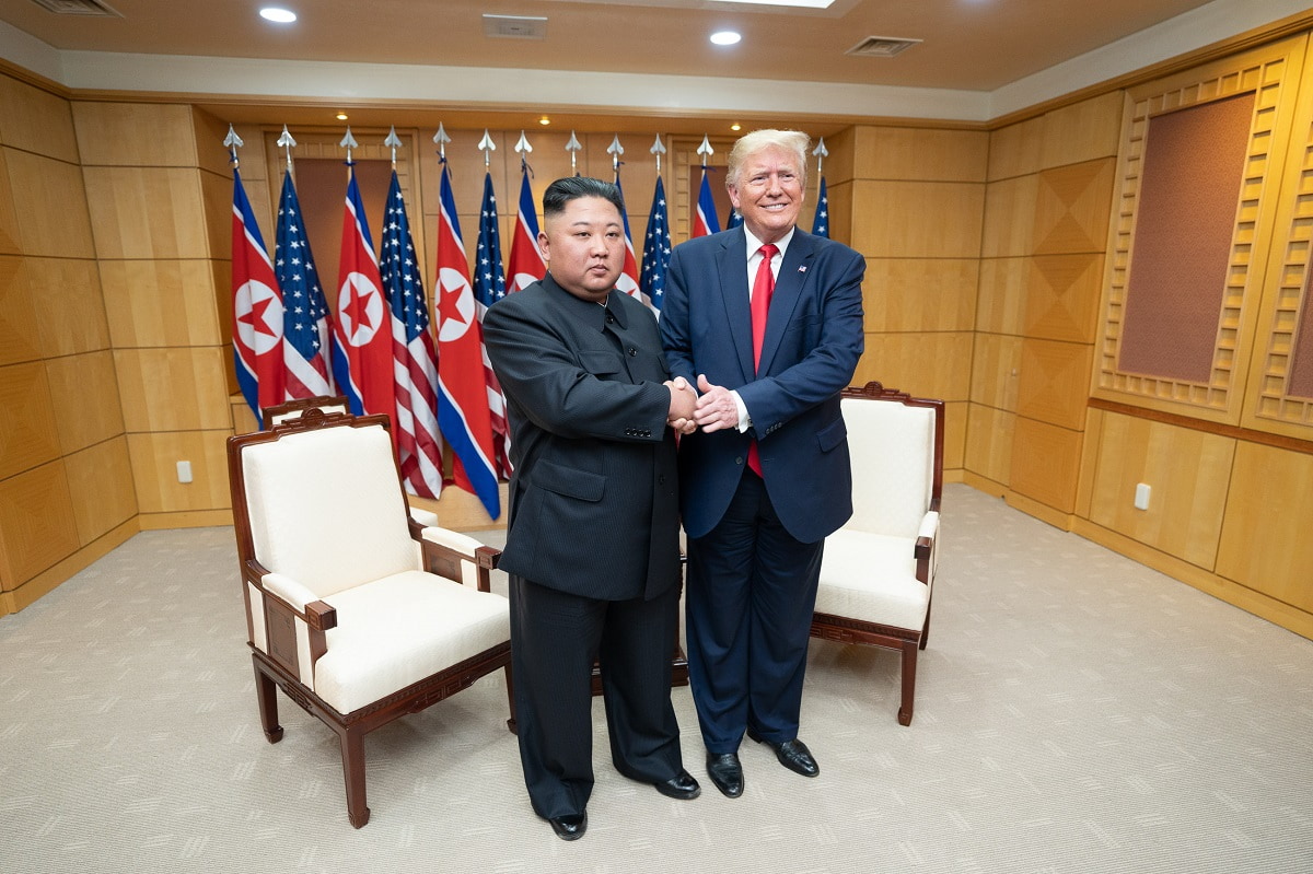 Kim Jong-un and Donald Trump 2019