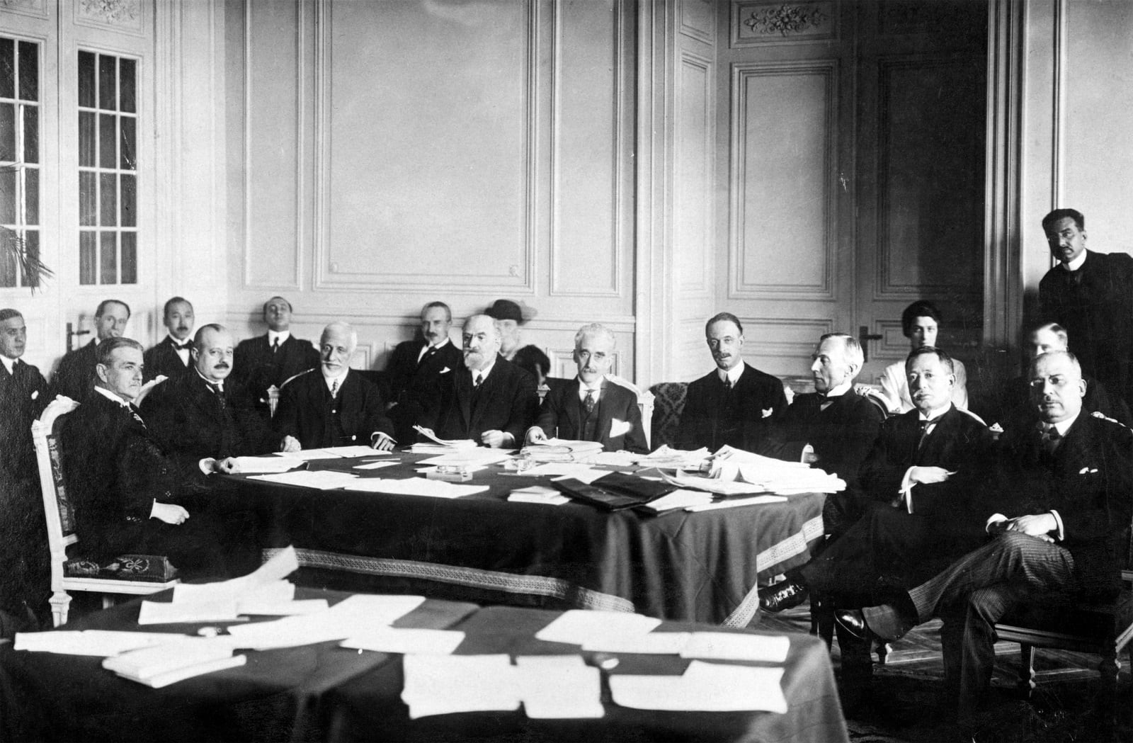 The first meeting of the League of Nations took place in Geneva, Switzerland, on 29 November 1920 (Interim Archives/Getty Images)