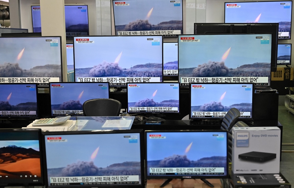North Korea TV screens