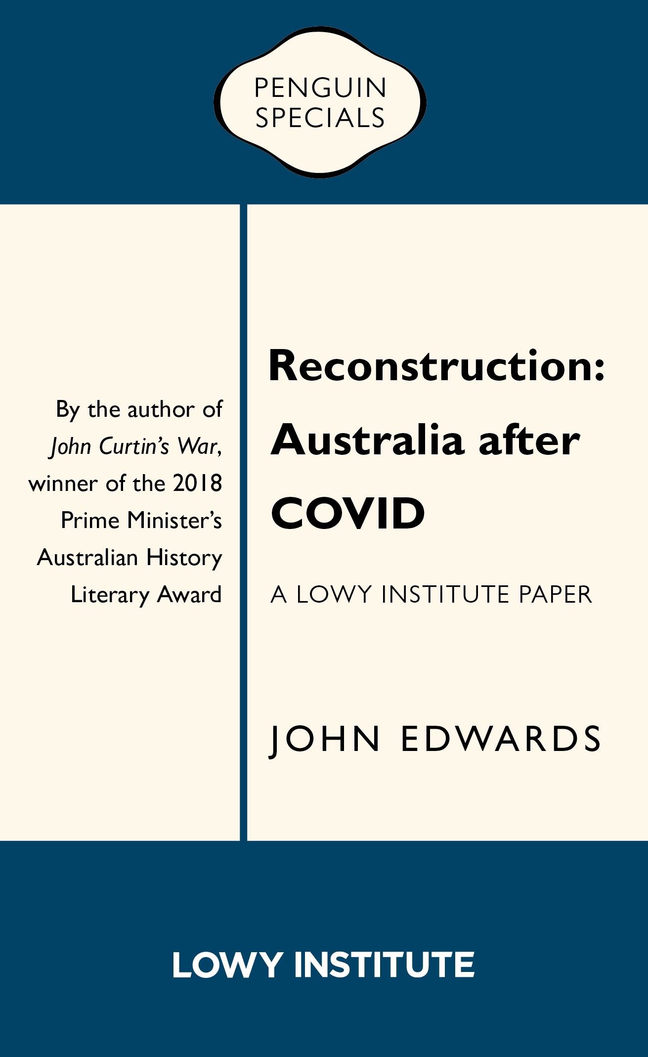 Book cover: Reconstruction after covid