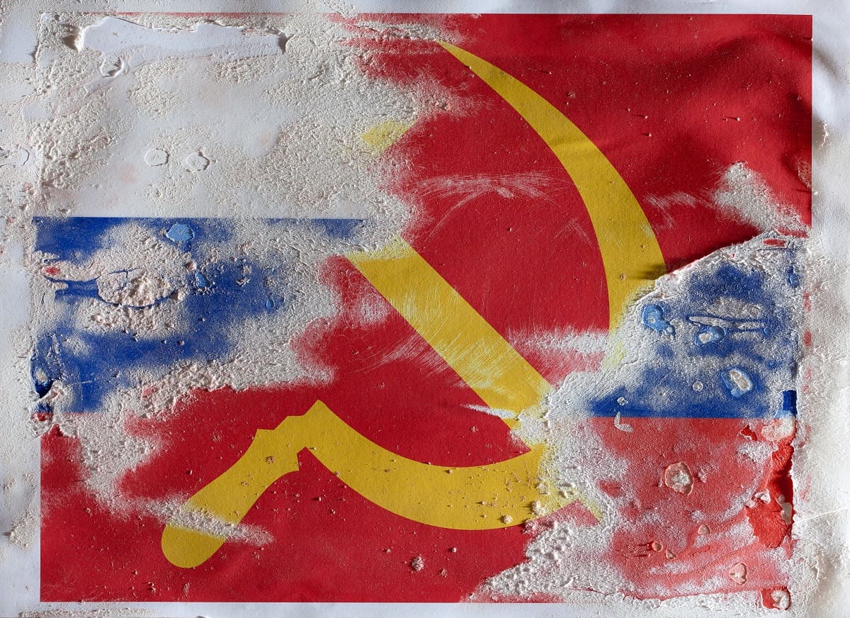 Russian flag composite