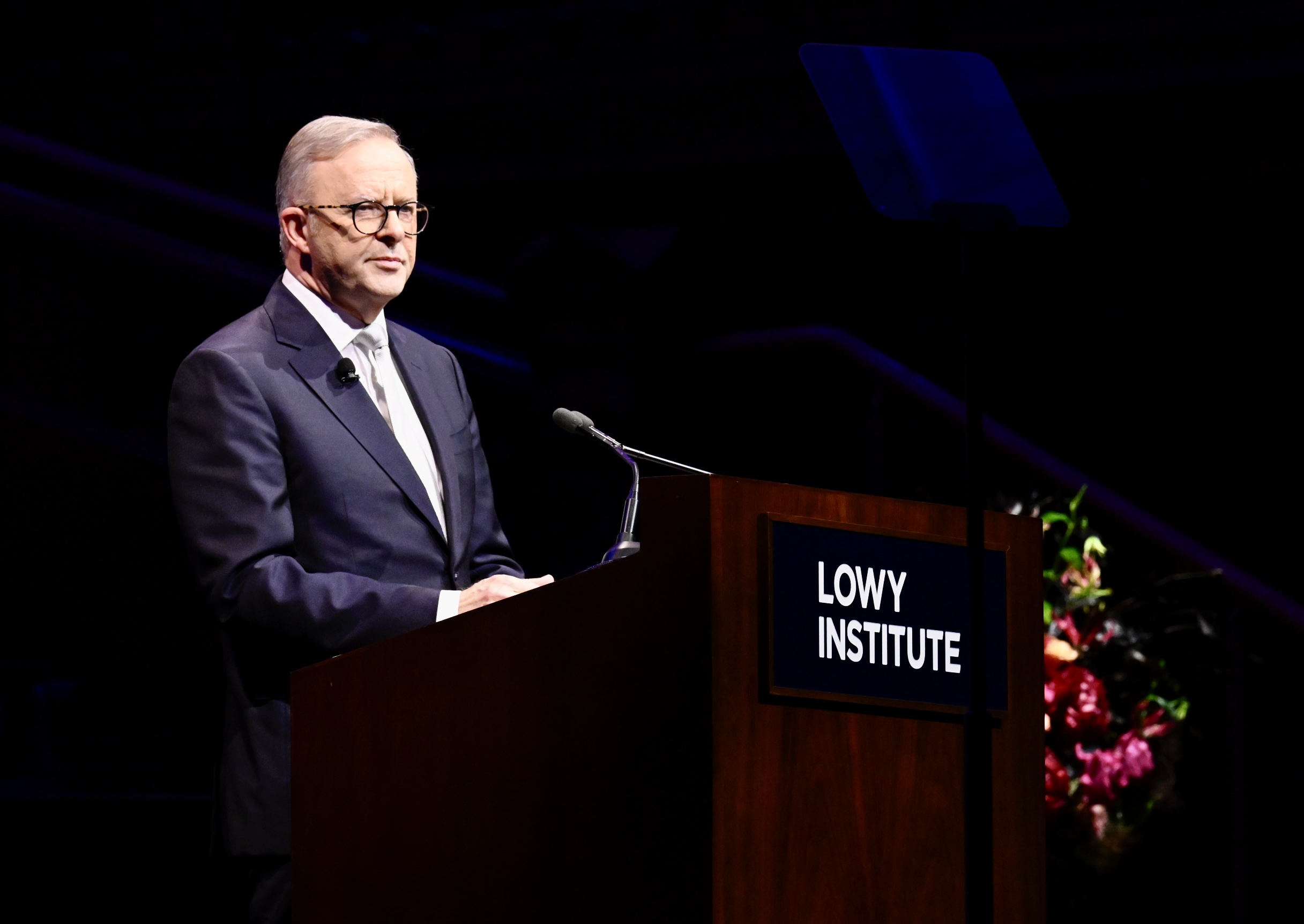 Australia's Prime Minister delivering the 2023 Lowy Lecture