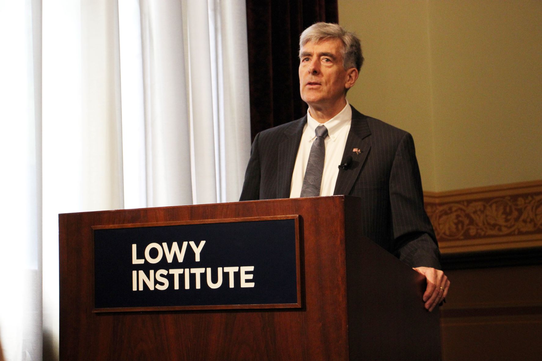 US Cyber Director Chris Inglis speaks at the Lowy Institute on 11 May 2022