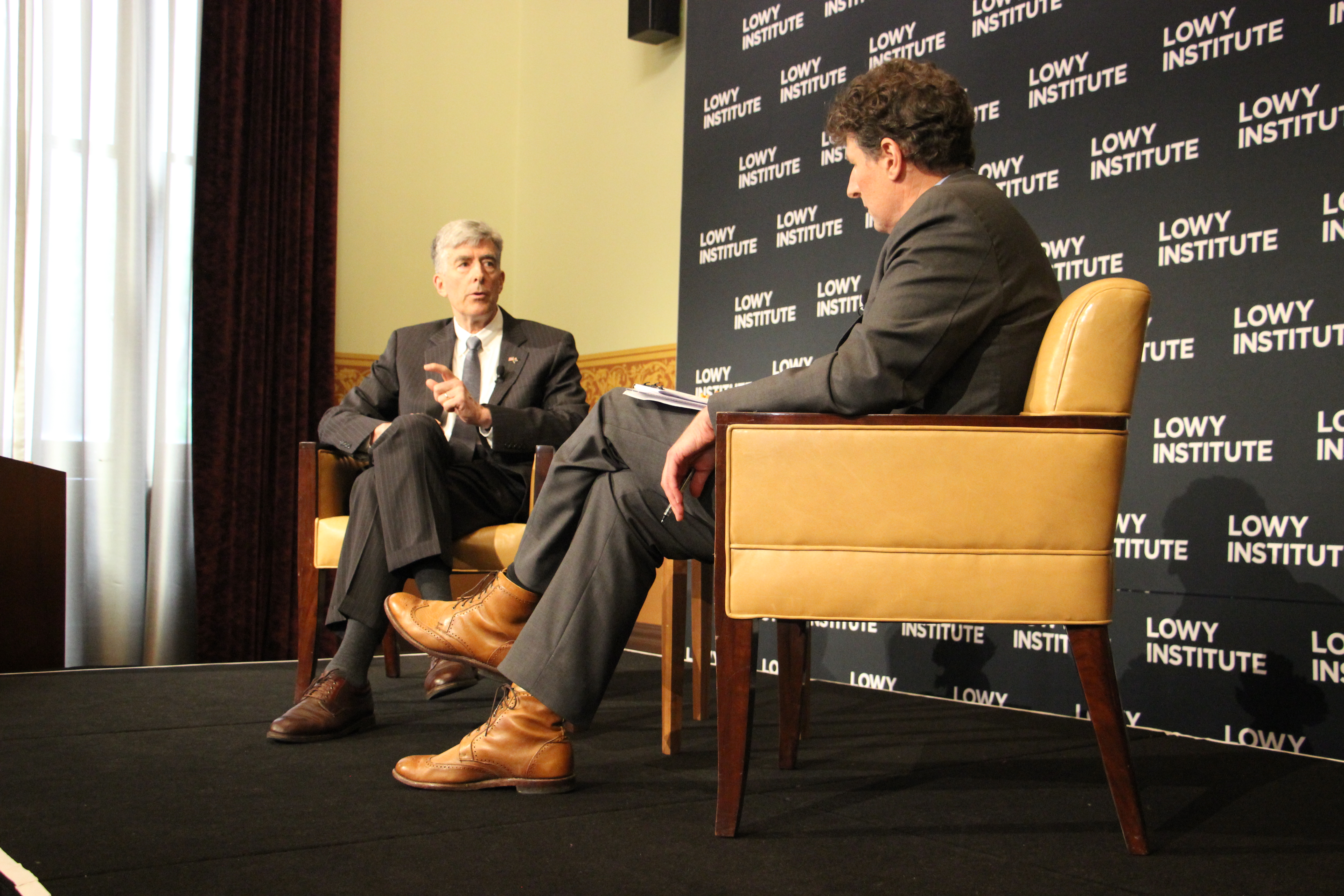 US National Cyber Director Chris Inglis speaks with Ben Scott at the Lowy Institute on 11 May 2022