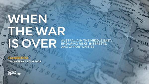 When the war is over: Australia’s ongoing interests in the Middle East