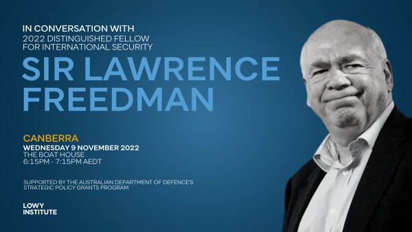 In Conversation with Sir Lawrence Freedman