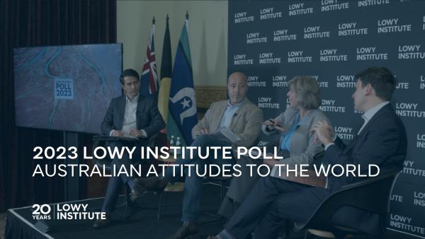 Sydney Launch: 2023 Lowy Institute Poll - Australian attitudes to the world