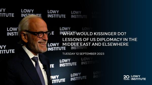 What would Kissinger do? Lessons of US diplomacy in the Middle East and elsewhere