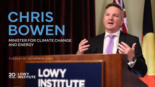 A global climate action address by the Minister for Climate Change and Energy, Hon Chris Bowen
