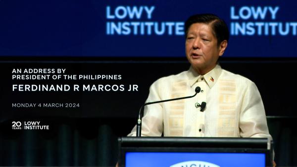 An Address by President of the Philippines, Ferdinand R Marcos Jr