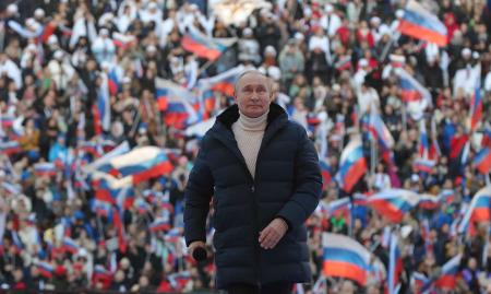 Rallying around the flag: Domestic support for Putin is holding up