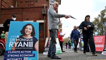 Bell teals for big parties in Australia’s election